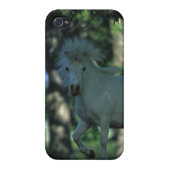 Miniature Horse Standing in the Trees iPhone Case (Back)
