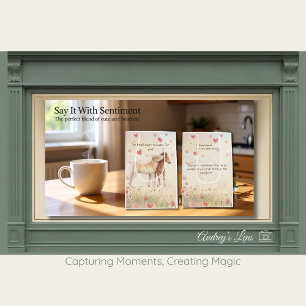 Miniature Horse Storybook Valentine's Day Medium Gift Bag