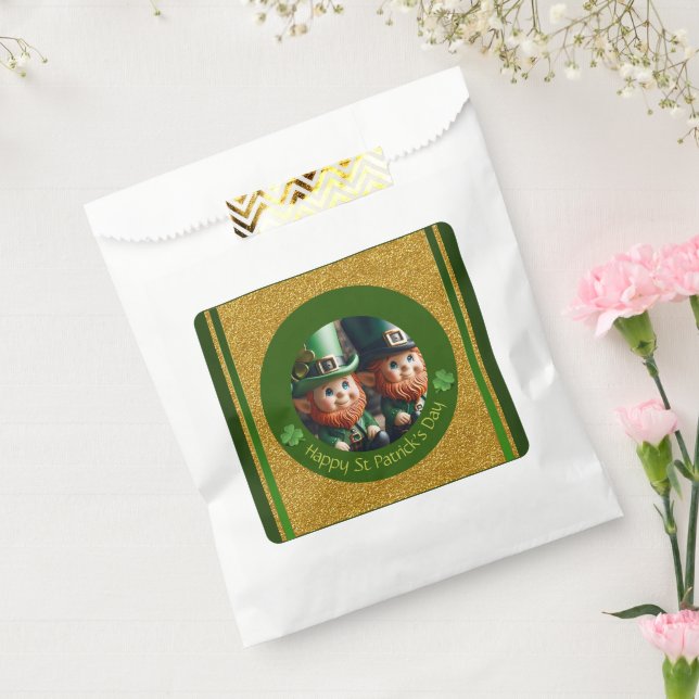 Miniature Leprechaun St Patrick's Day FB02 Favor Bag (Sealed)