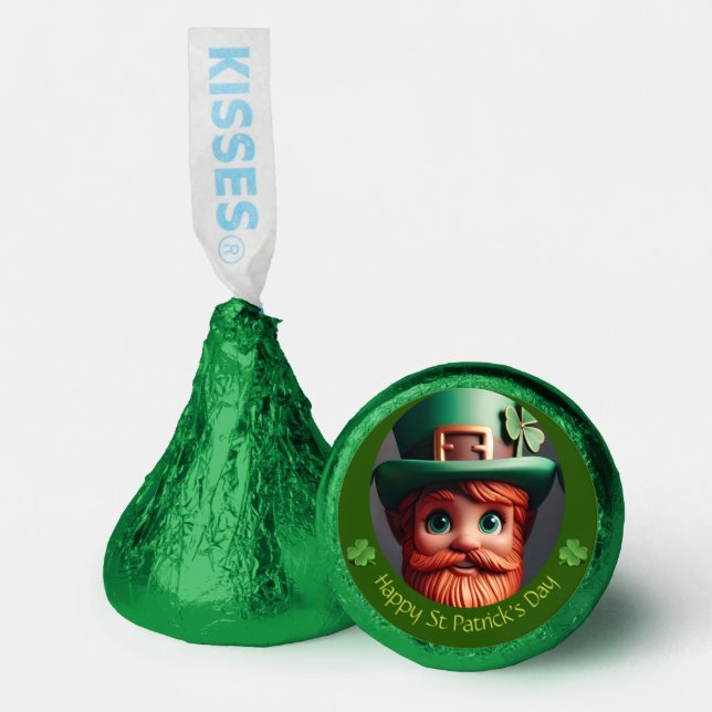 Miniature Leprechaun St Patrick's Day HCF01 Hershey®'s Kisses® (Front)