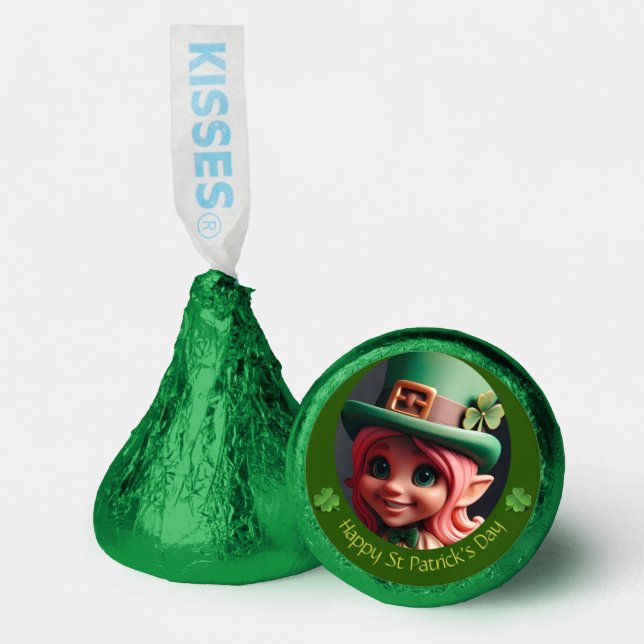 Miniature Leprechaun St Patrick's Day HCF05 Hershey®'s Kisses® (Front)