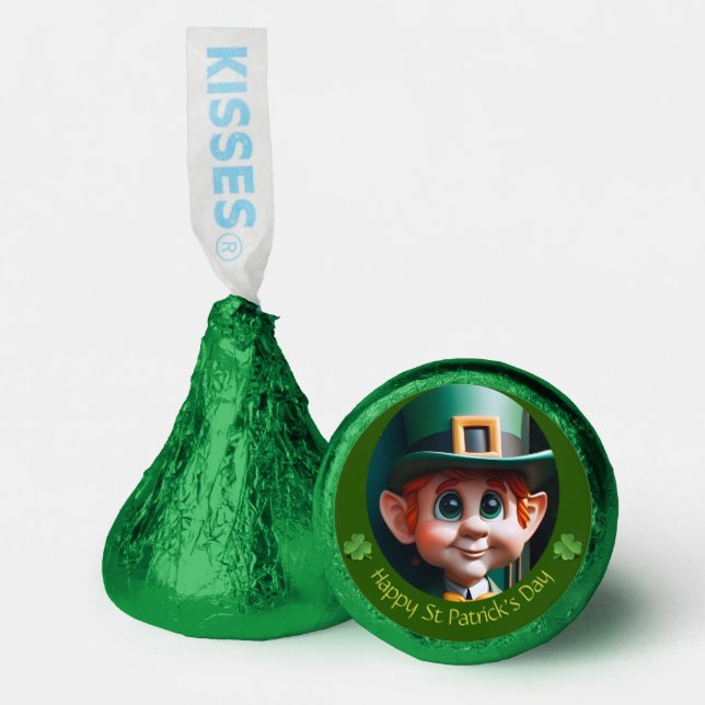 Miniature Leprechaun St Patrick's Day HCF09 Hershey®'s Kisses® (Front)