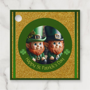 Miniature Leprechaun St Patrick's Day Thanks FT Favor Tags