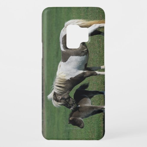 Miniature Mare  Foal Standing Case_Mate Samsung Galaxy S9 Case