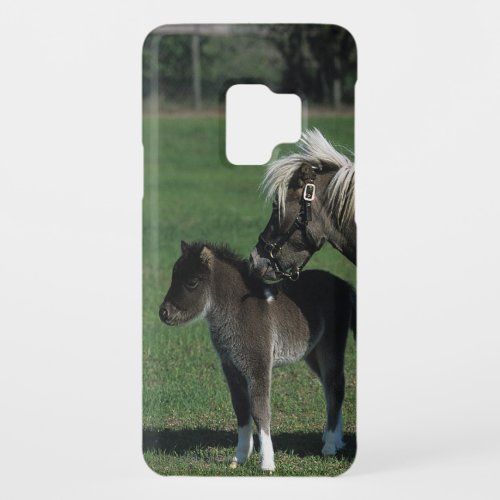 Miniature Mare  Foal Standing Case_Mate Samsung Galaxy S9 Case