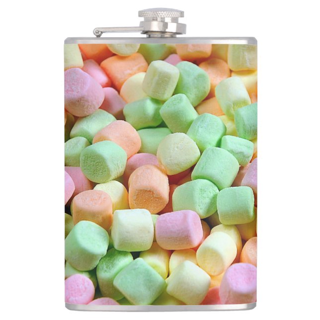 Miniature marshmallows flask (Front)