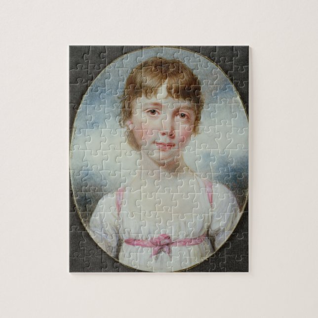 Miniature of a young girl jigsaw puzzle (Vertical)