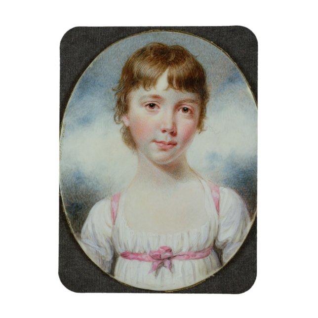 Miniature of a young girl magnet (Vertical)