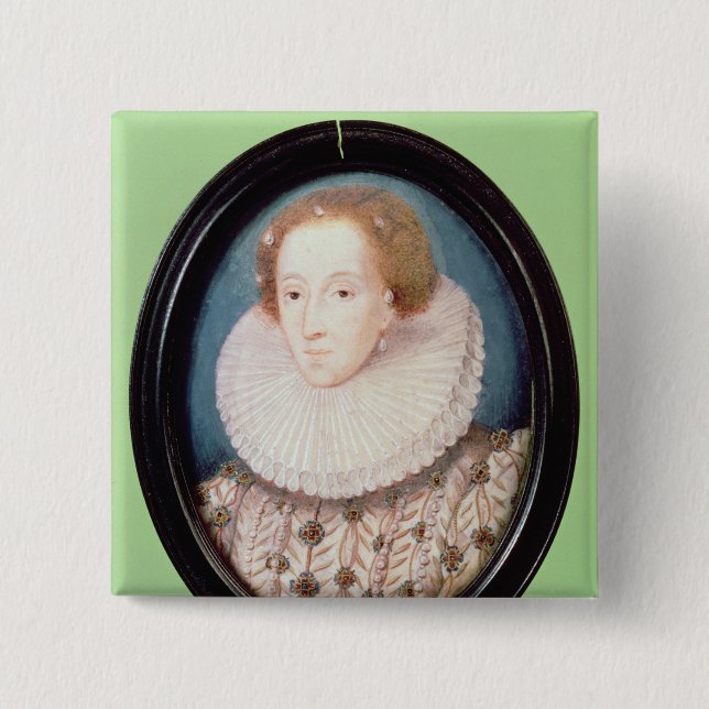 Miniature of Queen Elizabeth I Pinback Button (Front)