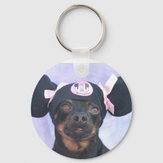 Miniature Pincher 2 Keychain