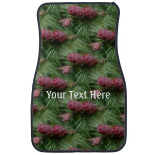 Miniature Pine Cones Nature Personalized Car Floor Mat