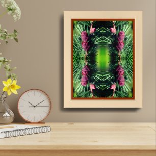 Miniature Pinecones Close Up Abstract Framed Art