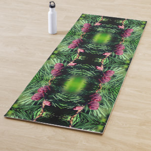 Miniature Pinecones Close Up Abstract Yoga Mat