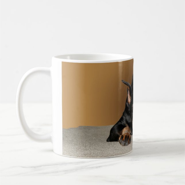 Miniature Pinscher aka Min Pin Coffee Mug (Left)