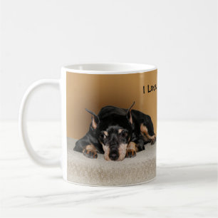 Miniature Pinscher aka Min Pin Love Pet Name Coffee Mug