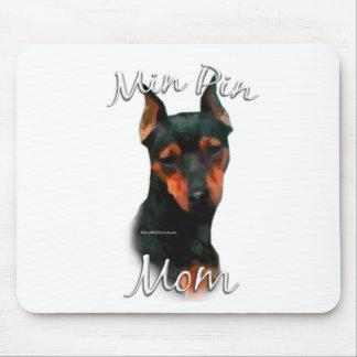 Miniature Pinscher (blk) Mom 2 Mouse Pad