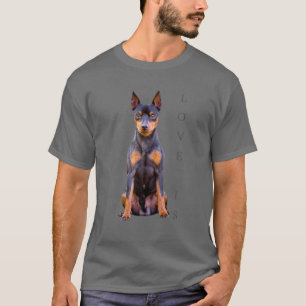 Miniature Pinscher Dog Mom Dad T Love Puppy Pet T-Shirt