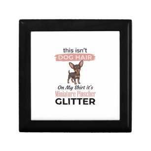 Miniature Pinscher Glitter Funny Dog Shirt Design_ Gift Box