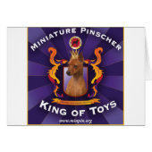Miniature Pinscher: King of Toys (Front Horizontal)
