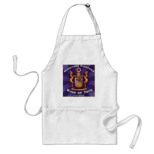 Miniature Pinscher, King of Toys Adult Apron