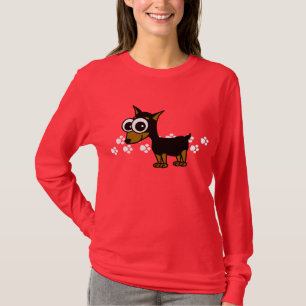 Miniature Pinscher Longsleeve T-Shirt - Red