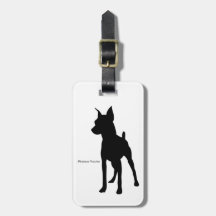 Miniature Pinscher Luggage Tag