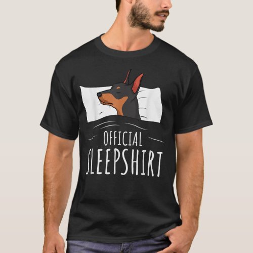 Miniature Pinscher Min Pin Dog Official Sleepshirt T_Shirt