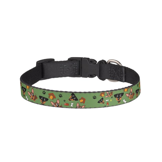 Miniature Pinscher Min Pin Everywhere Pet Collar (Front)