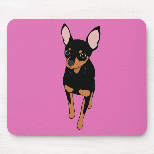 Miniature Pinscher Min Pin Mouse Pad (Front)