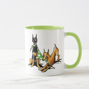 Miniature Pinscher n Apples Mug