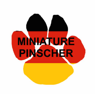 miniature pinscher name germany-flag paw cutout