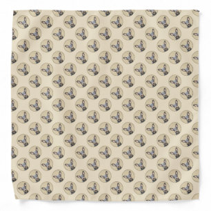 Miniature Pinscher Painting Cute Original Dog Art Bandana
