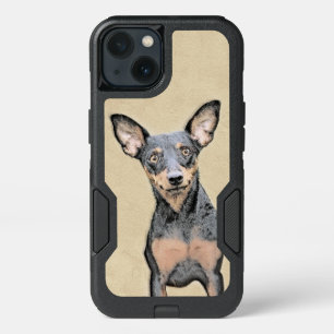 Miniature Pinscher Painting Cute Original Dog Art iPhone 13 Case