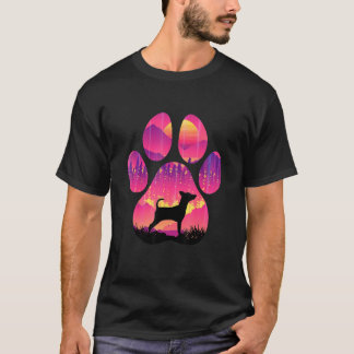 Miniature Pinscher Paw Mom Dad Dog Women Men T-Shirt
