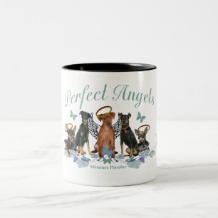 Miniature Pinscher Perfect Angels Mugs