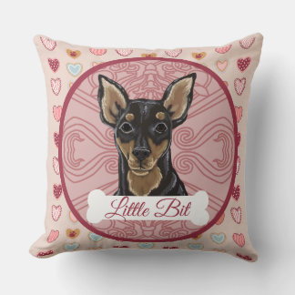 Miniature Pinscher Personalize Pillow