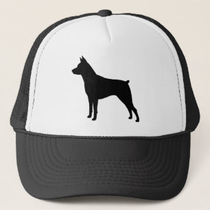 Miniature Pinscher Silhouette Trucker Hat