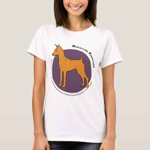 Miniature Pinscher Stag Red T_Shirt