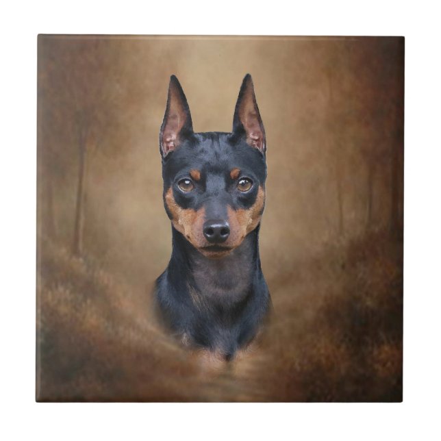 Miniature Pinscher Tile (Front)