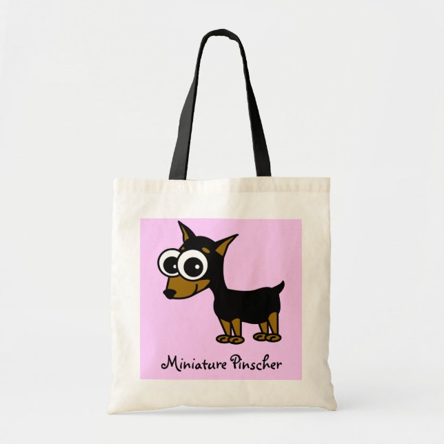 Miniature Pinscher Tote Bag (Front)