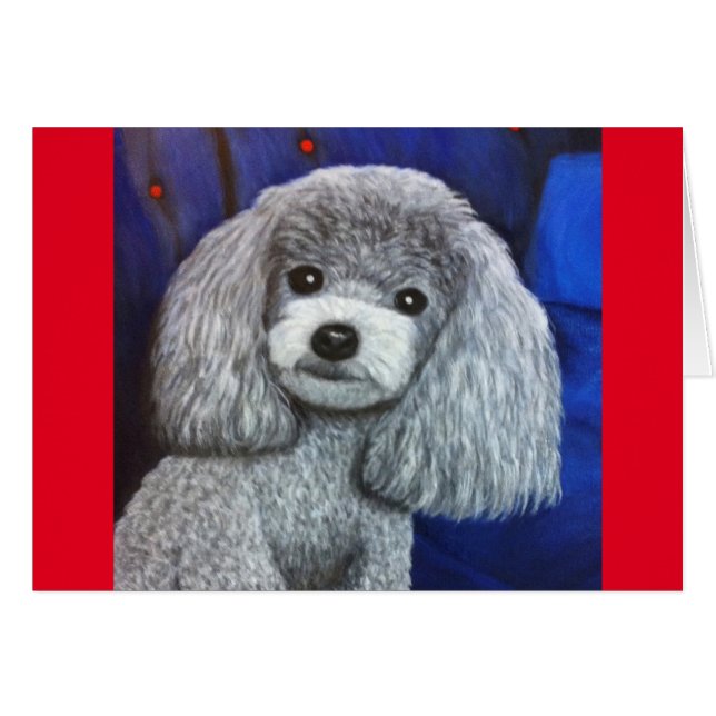 Miniature Poodle Cards (Front Horizontal)