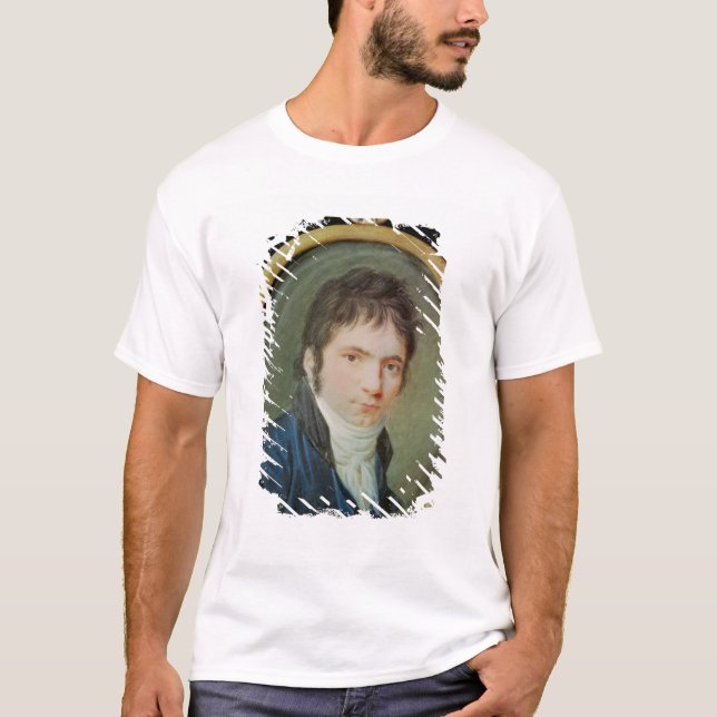 Miniature Portrait of Ludwig Van Beethoven , 1802 T-Shirt (Front)