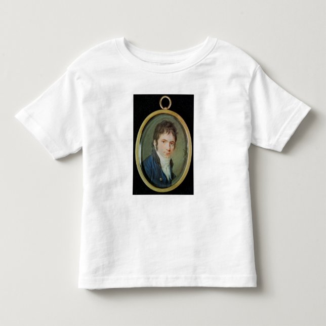 Miniature Portrait of Ludwig Van Beethoven , 1802 Toddler T-shirt (Front)