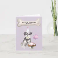 Schnauzer birthday outlet cake