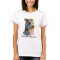 Miniature Schnauzer Breast Cancer Ladies Shirt