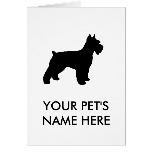 Miniature Schnauzer Cards (Front)