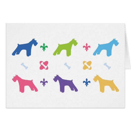 Miniature Schnauzer Cards (Front Horizontal)