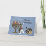 Miniature Schnauzer Chanukah Card Menorah Dreidel<br><div class="desc">Remembering family and friends during the Chanukah season is a wonderful way to keep in touch with the people you love and care about. I created these dog Chanukah cards with love and care and I am sure anyone who loves dogs will be delighted to receive them. You do have...</div>