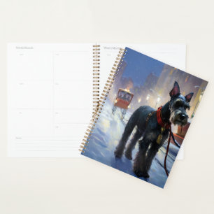 Miniature Schnauzer Christmas Festive Season Planner