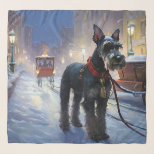 Miniature Schnauzer Christmas Festive Season Scarf